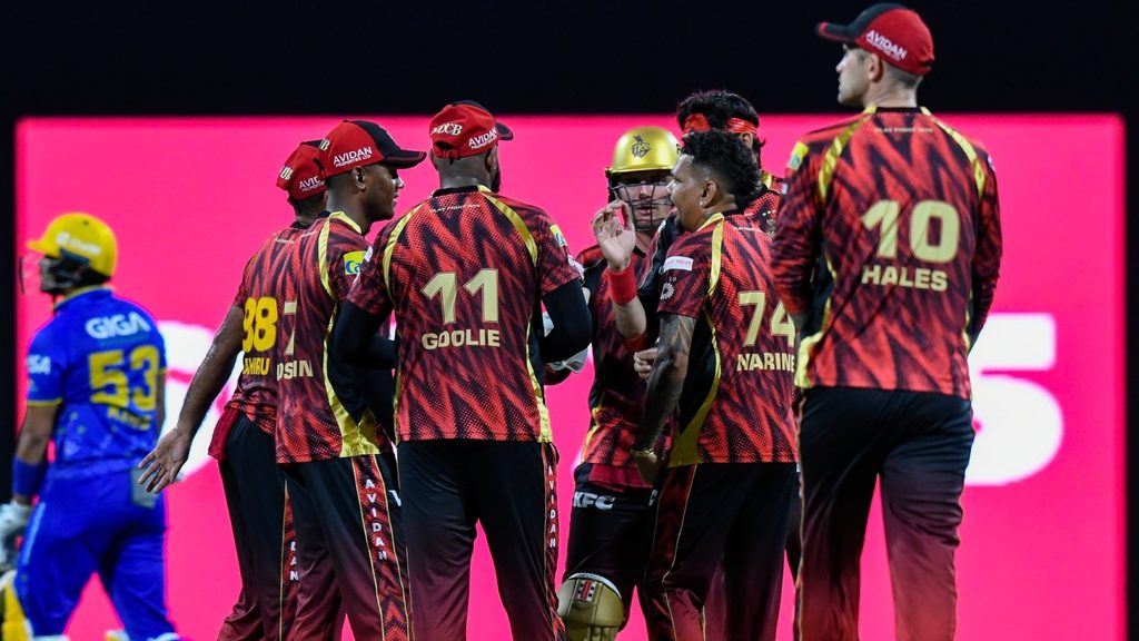 Glimpses from a thumping win over Barbados Tridents