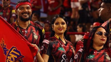Magical fan support for TKR at the Queen's Park Oval
