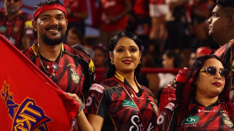 Magical fan support for TKR at the Queen's Park Oval