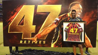 An Ode to the Champion | TKR retire Number 47 in honour of Sir Champion DJ Bravo