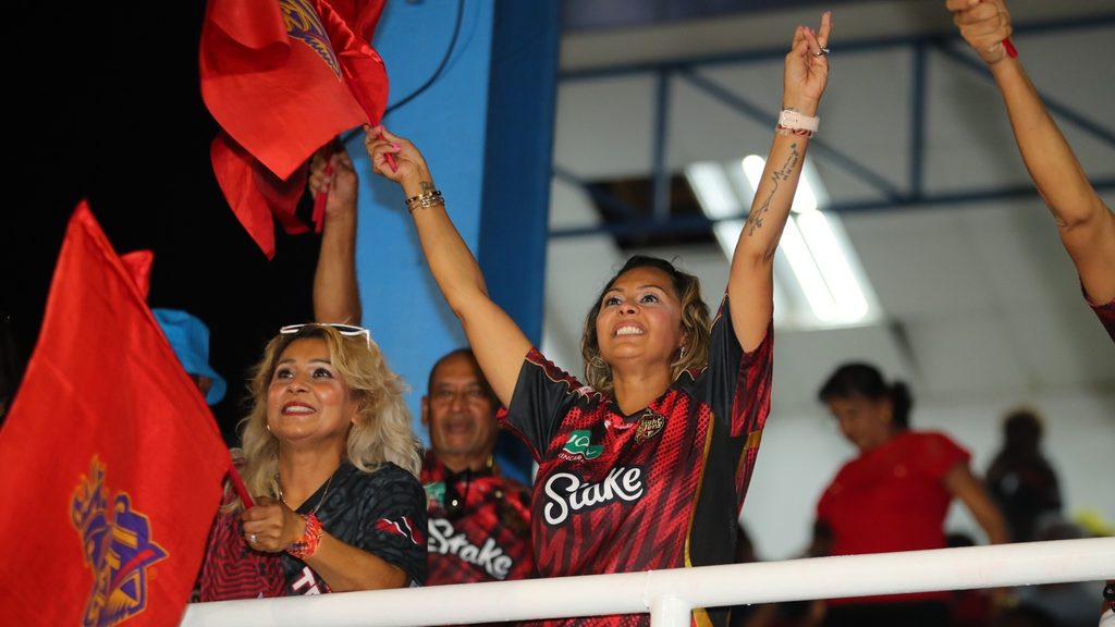 TKR fans come out with tremendous Support at the Queen's Park Oval
