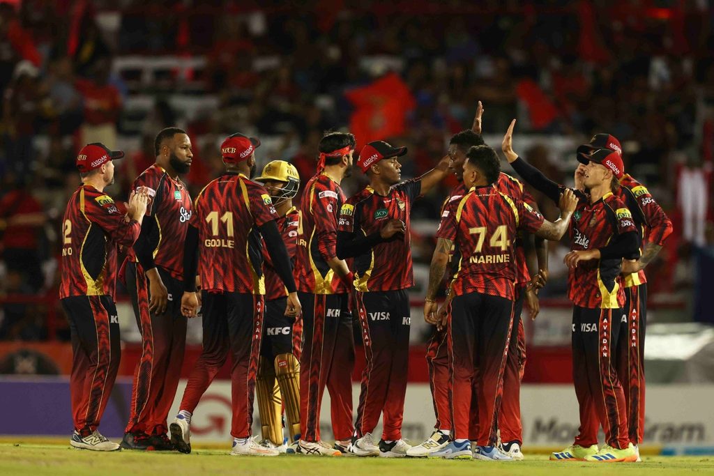 Moments from a dominating win over Barbados Tridents