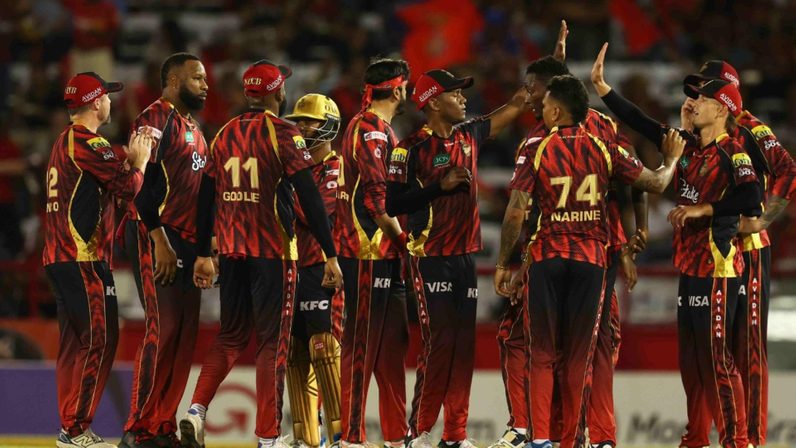 Moments from a dominating win over Barbados Tridents